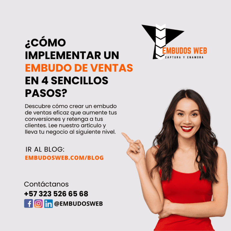 Cómo Implementar un Embudo de Ventas en 4 Sencillos pasos