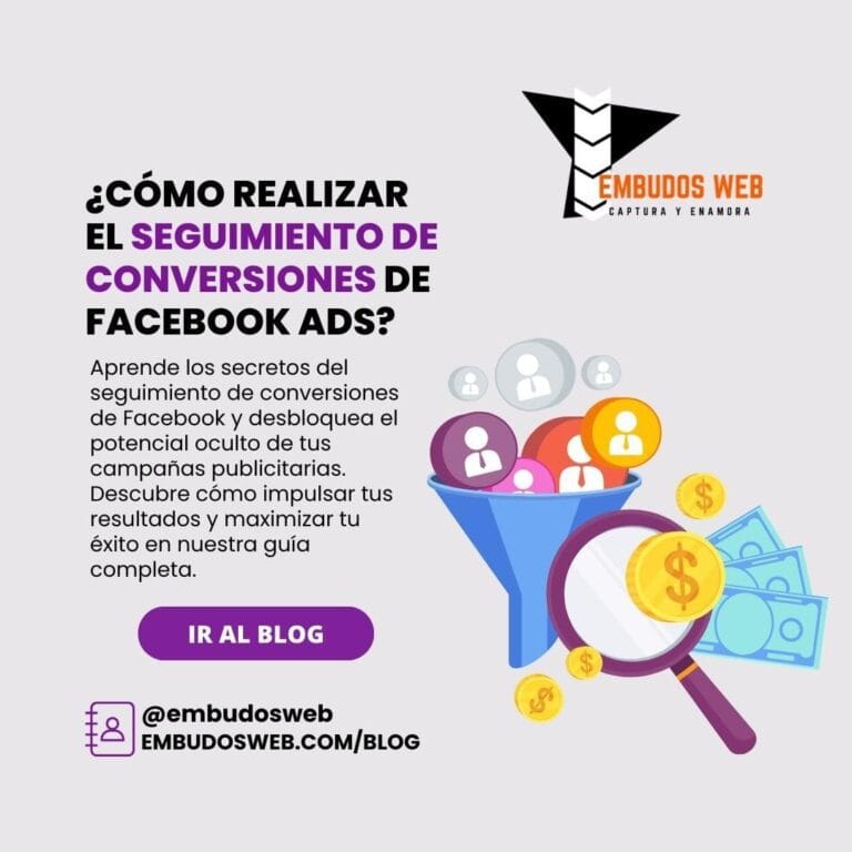 Cómo realizar el seguimiento de conversiones de facebook ads