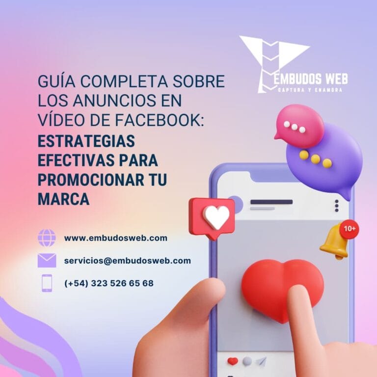 Guía completa sobre los anuncios en vídeo de Facebook estrategias efectivas para promocionar tu marca