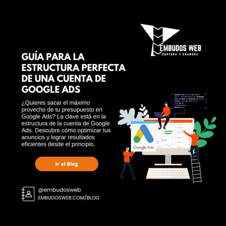 Guía para la Estructura Perfecta de una Cuenta de Google Ads