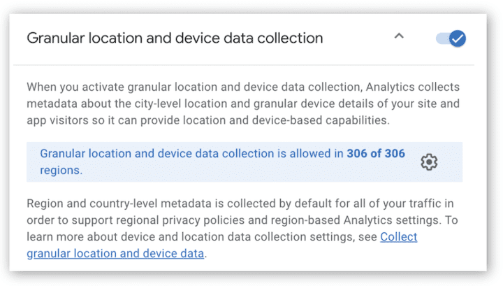 Google Analytics 4 - granular location