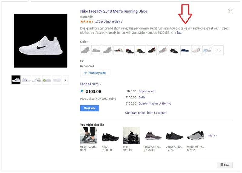 optimizar tu feed de Google Shopping - description