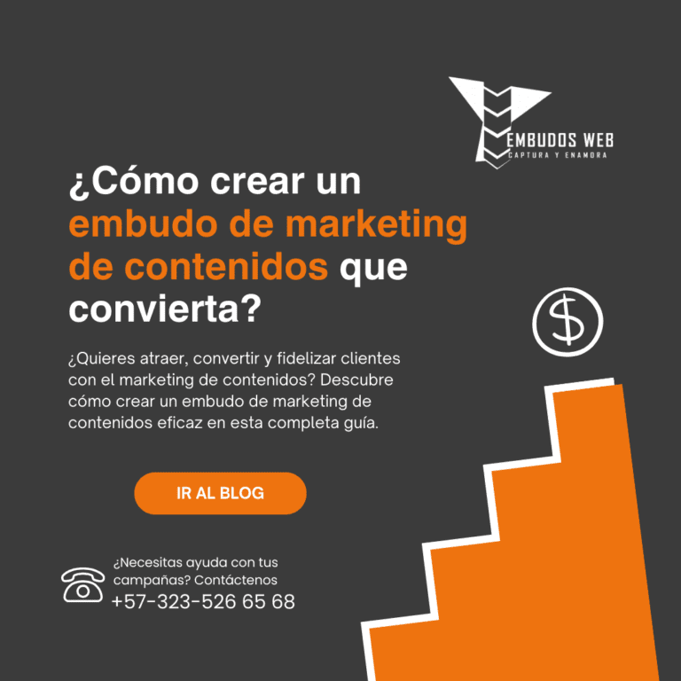 ¿Cómo crear un embudo de marketing de contenidos que convierta