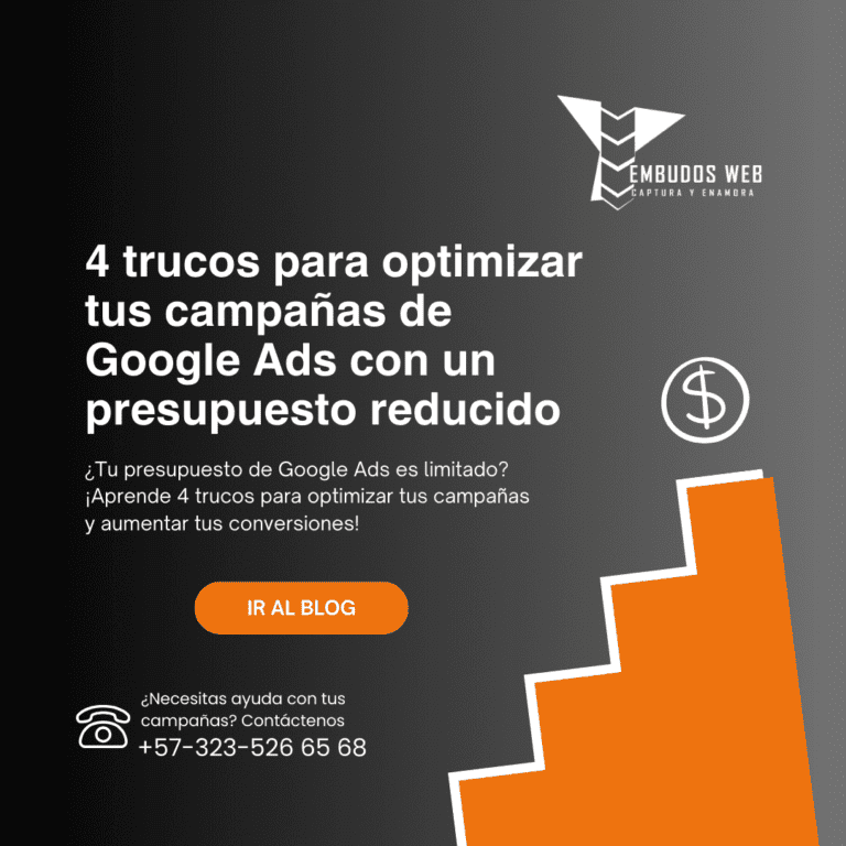 4 trucos para optimizar tus campañas de Google Ads con un presupuesto reducido