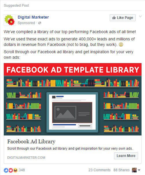 tipos de anuncios en Facebook - brand awareness