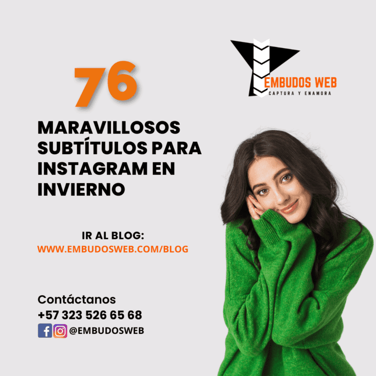 76 Maravillosos Subtítulos para Instagram en Invierno